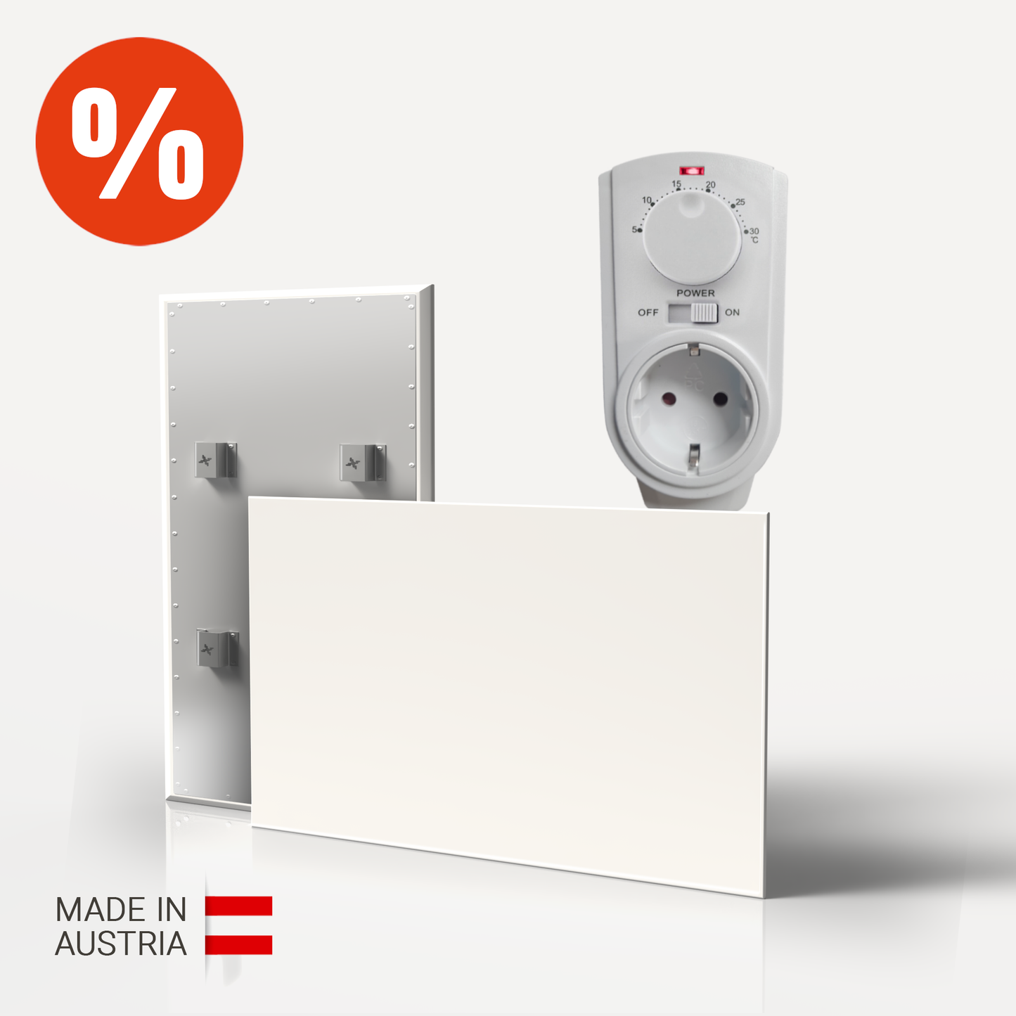 Infraredly Paneel Medium mit Analogem Thermostat