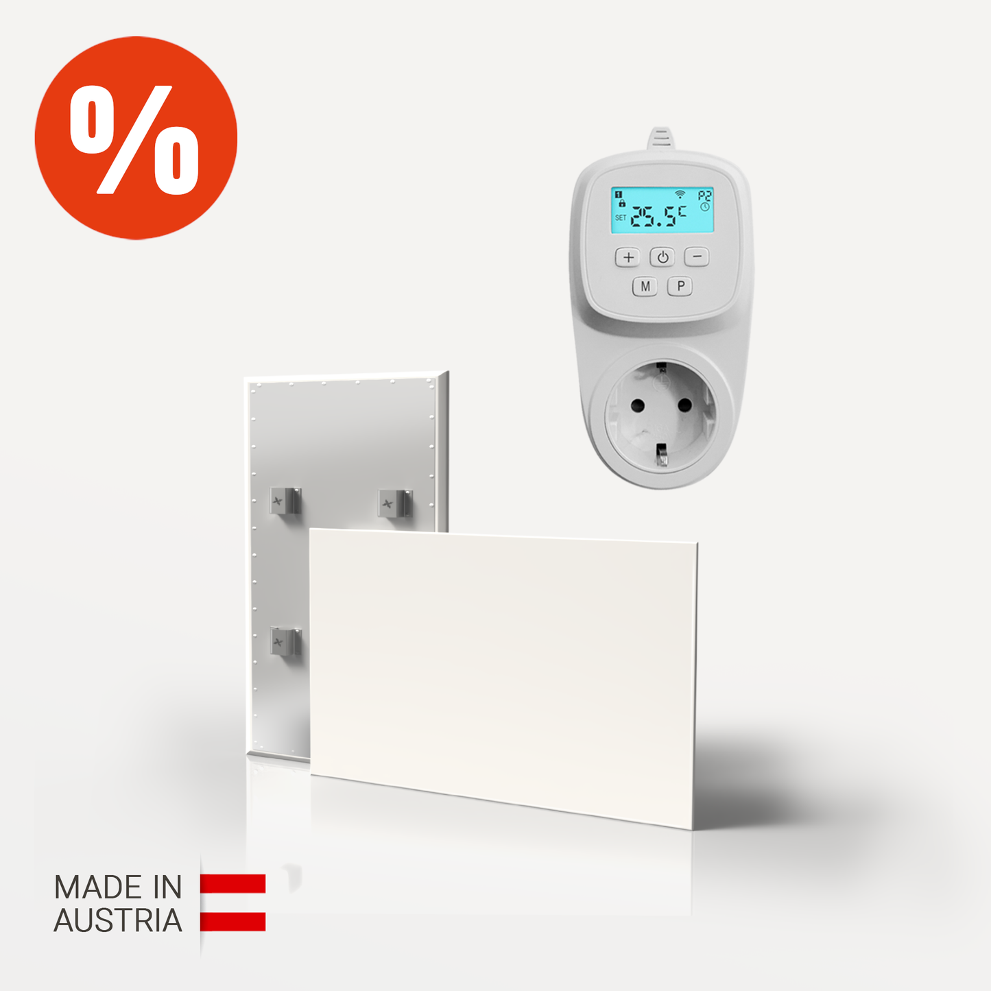 INFRAREDLY Infrarotheizung Small 270W mit W-LAN Thermostat