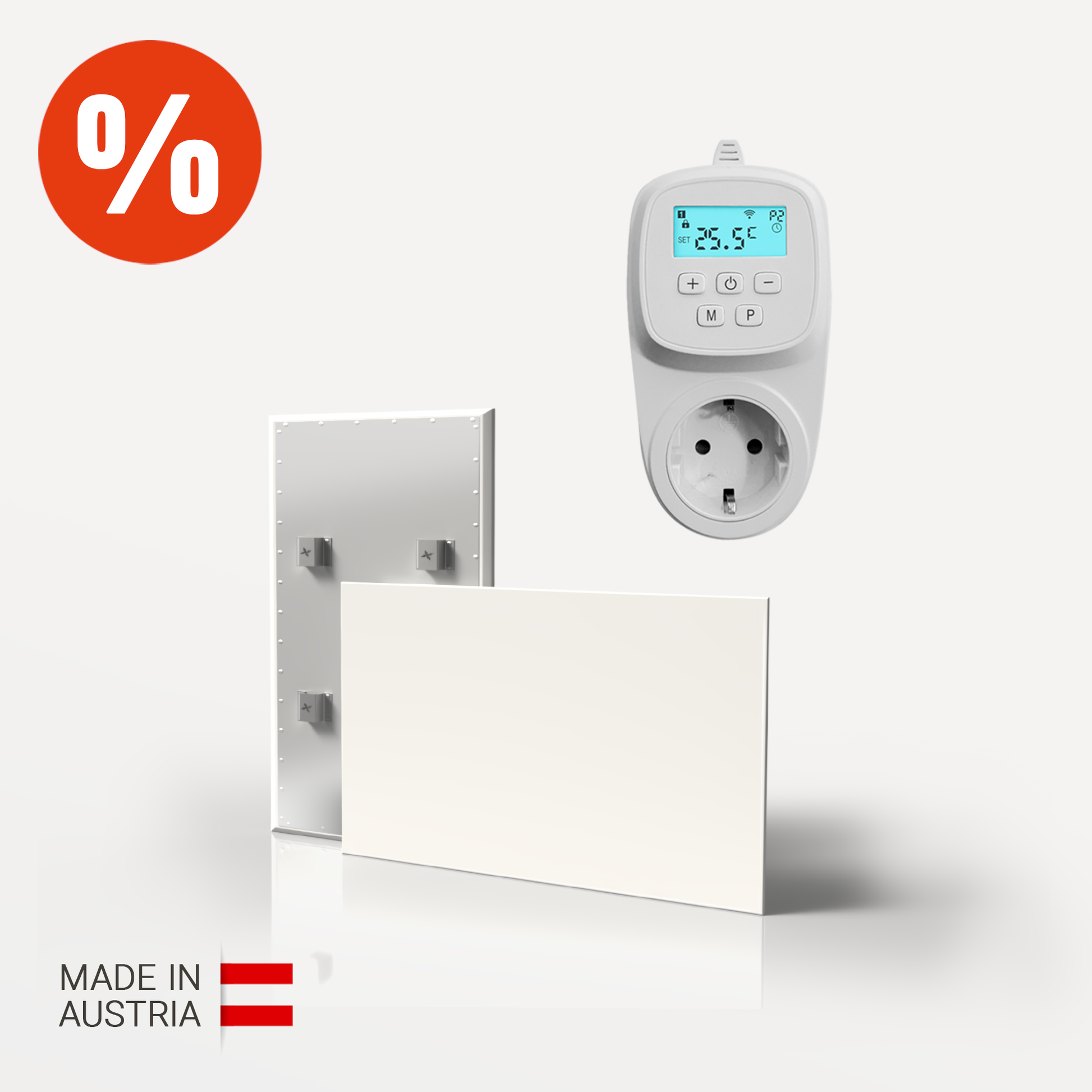 INFRAREDLY Infrarotheizung Small 270W mit W-LAN Thermostat